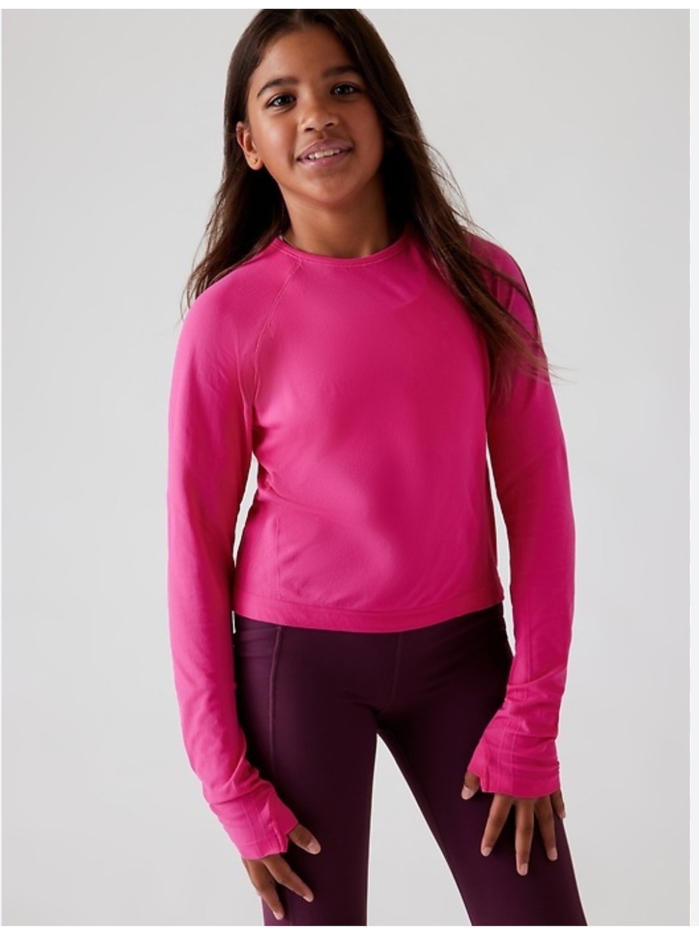 Athleta Girl XL Seamless Pink